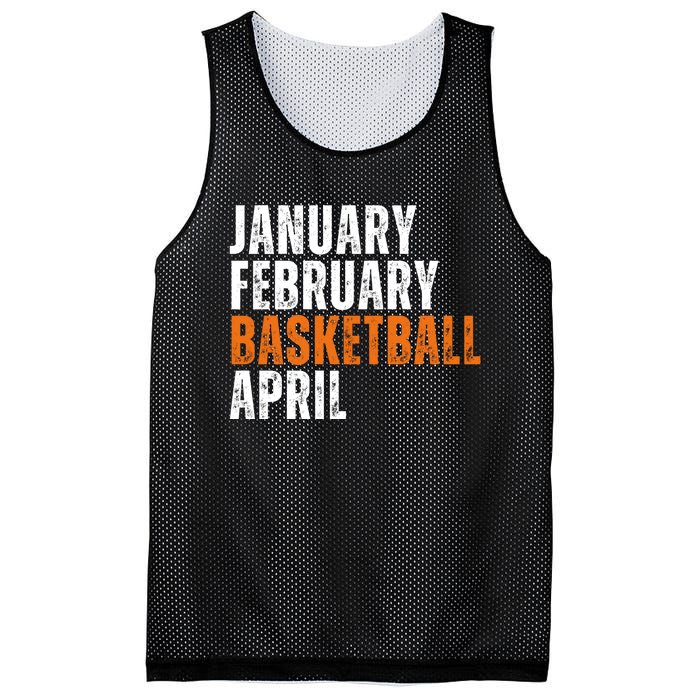 January February Basketball April Madness Mesh Reversible Basketball Jersey Tank