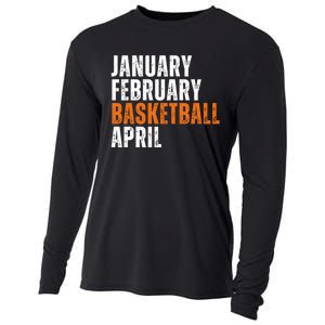 January February Basketball April Madness Cooling Performance Long Sleeve Crew