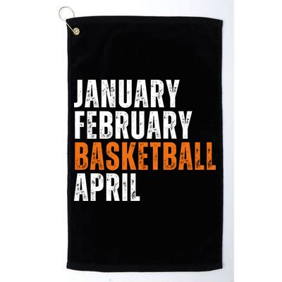 January February Basketball April Madness Golf Towel