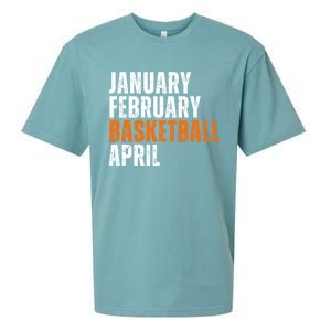 January February Basketball April Madness Sueded Cloud Jersey T-Shirt