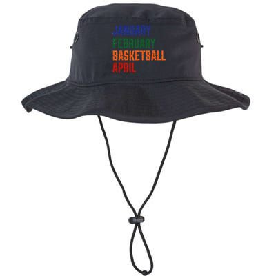 January February Basketball April Funny Basketball Season Legacy Cool Fit Booney Bucket Hat