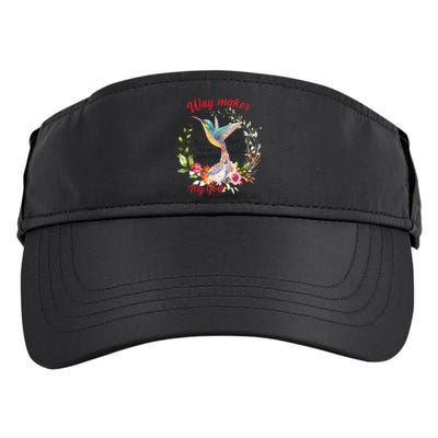Jesus Flower Butterfly Hummingbird Faith Christian God Adult Drive Performance Visor