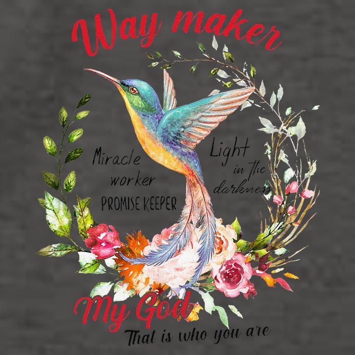 Jesus Flower Butterfly Hummingbird Faith Christian God Vector Backpack