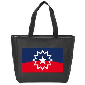 Juneteenth Flag Black History Month Zip Tote Bag