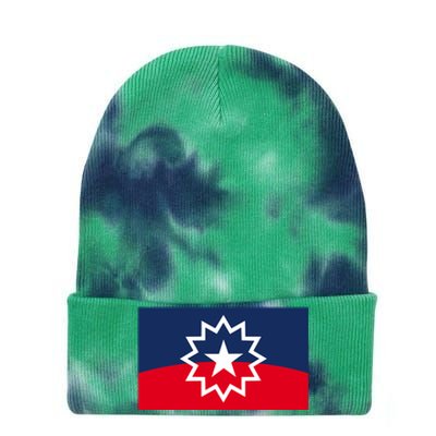 Juneteenth Flag Black History Month Tie Dye 12in Knit Beanie