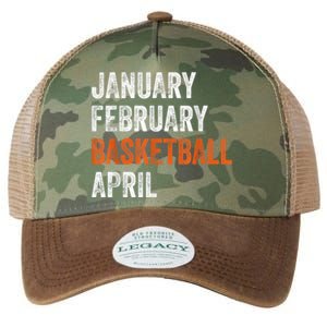 January February Basketball April Madness College Legacy Tie Dye Trucker Hat