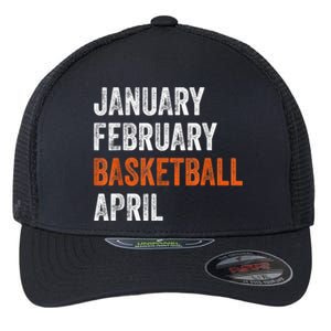 January February Basketball April Madness College Flexfit Unipanel Trucker Cap