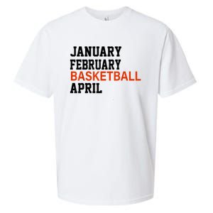 January February Basketball April Madness College Sueded Cloud Jersey T-Shirt