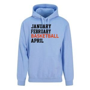 January February Basketball April Madness College Unisex Surf Hoodie