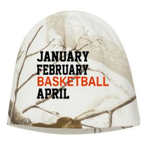 January February Basketball April Madness College Kati - Camo Knit Beanie