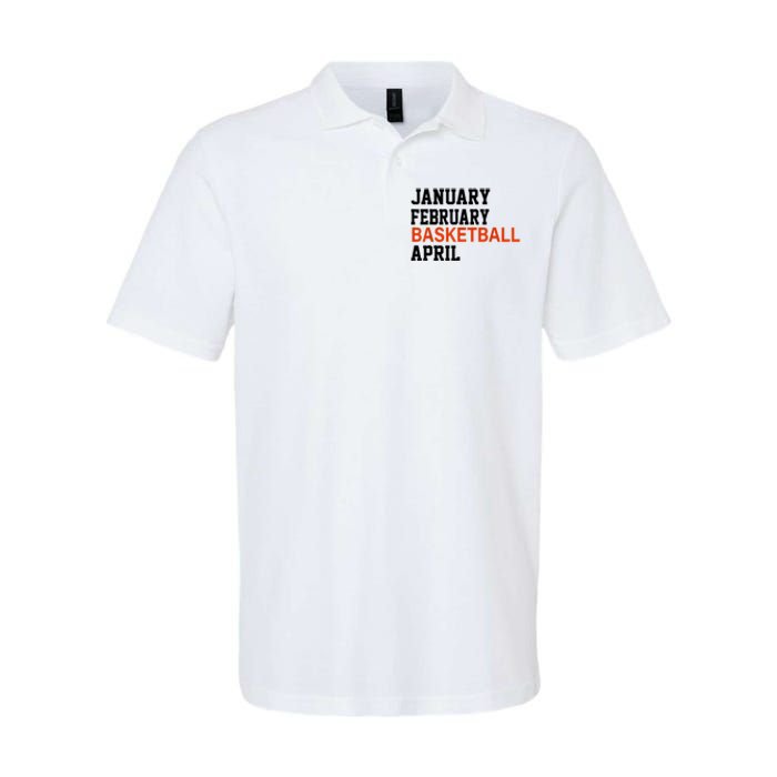 January February Basketball April Madness College Softstyle Adult Sport Polo