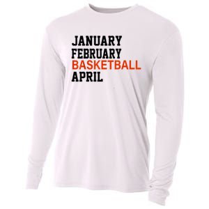 January February Basketball April Madness College Cooling Performance Long Sleeve Crew