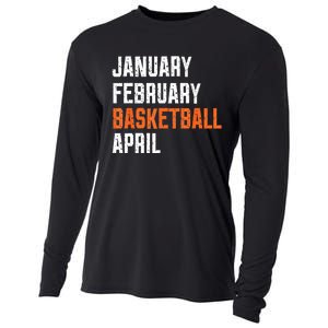 January February Basketball April Cooling Performance Long Sleeve Crew