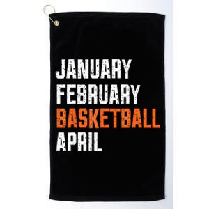 January February Basketball April Platinum Collection Golf Towel