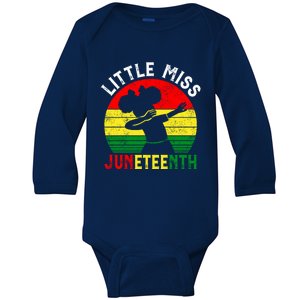 Juneteenth Future Black History Month 1865 Freedom Gift Baby Long Sleeve Bodysuit