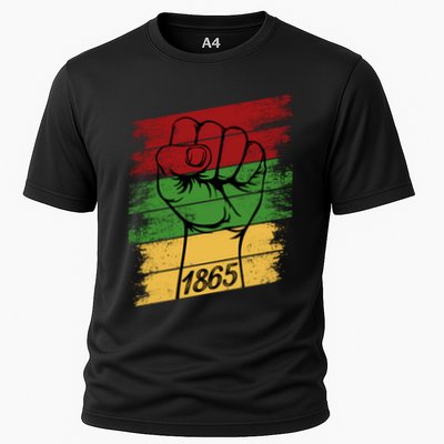 Juneteenth Fist Black Independence Day Melanin African Pride Gift Performance Shirt