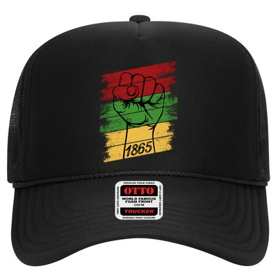 Juneteenth Fist Black Independence Day Melanin African Pride Gift Trucker Hat