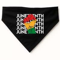 Juneteenth Fist Black Pride USA-Made Doggie Bandana