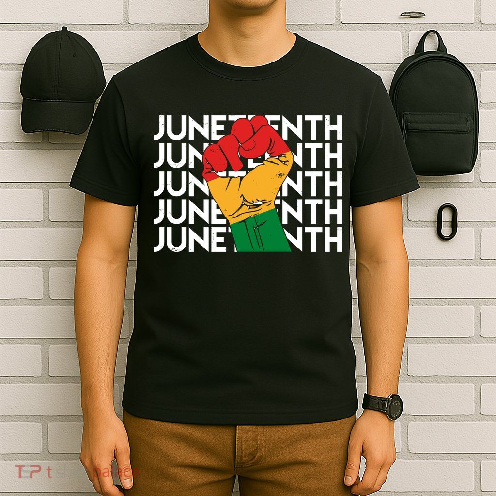Juneteenth Fist Black Pride T-Shirt