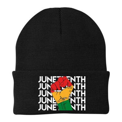 Juneteenth Fist Black Pride Beanie