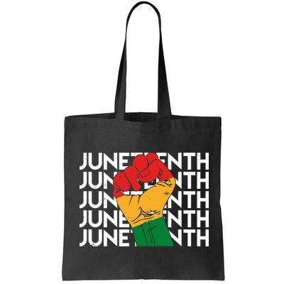 Juneteenth Fist Black Pride Bag