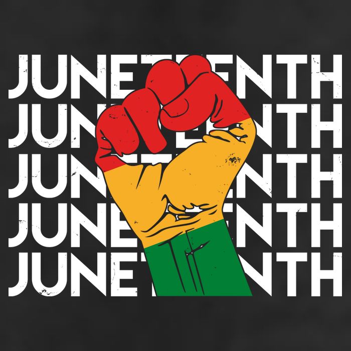 Juneteenth Fist Black Pride Golf Towel