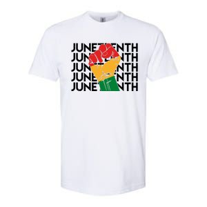 Juneteenth Fist Black Pride Softstyle CVC T-Shirt