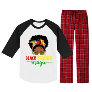 Juneteenth Flag Blm Afro June 19 1865 Black History Cute Gift Raglan Sleeve Pajama Set