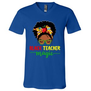 Juneteenth Flag Blm Afro June 19 1865 Black History Cute Gift V-Neck T-Shirt