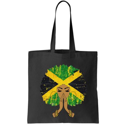Jamaican Flag Black Woman Melanin Queen Afro Gift Bag