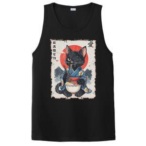 Japanese Funny Cat Ramen PosiCharge Competitor Tank