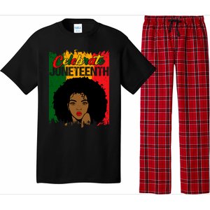 Juneteenth Freedom Celebrate Melanin African American Great Gift Pajama Set