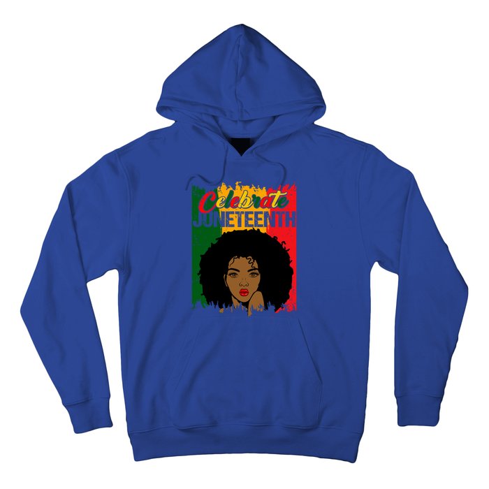 Juneteenth Freedom Celebrate Melanin African American Great Gift Hoodie