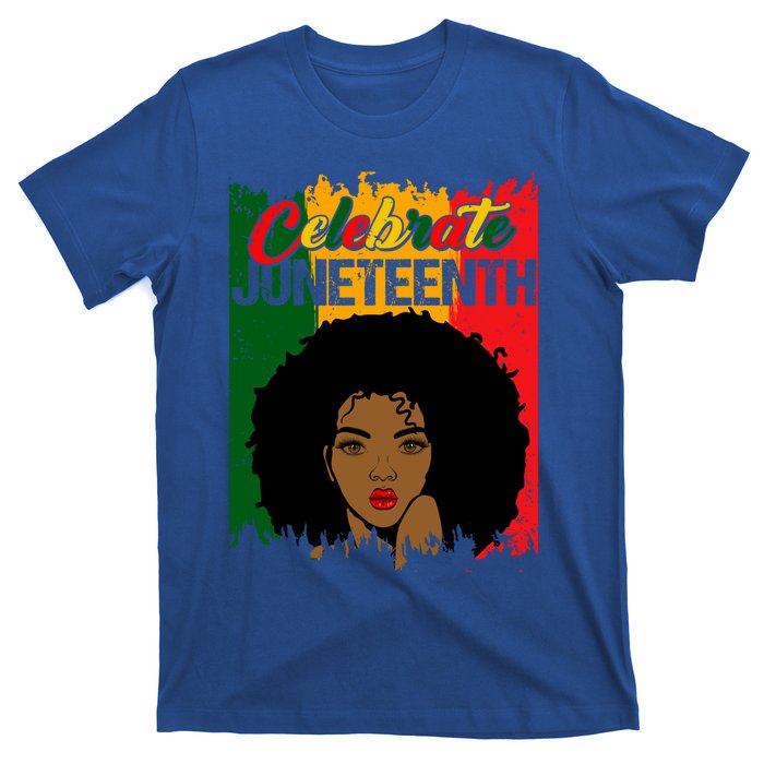 Juneteenth Freedom Celebrate Melanin African American Great Gift T-Shirt