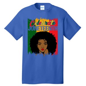 Juneteenth Freedom Celebrate Melanin African American Great Gift Tall T-Shirt