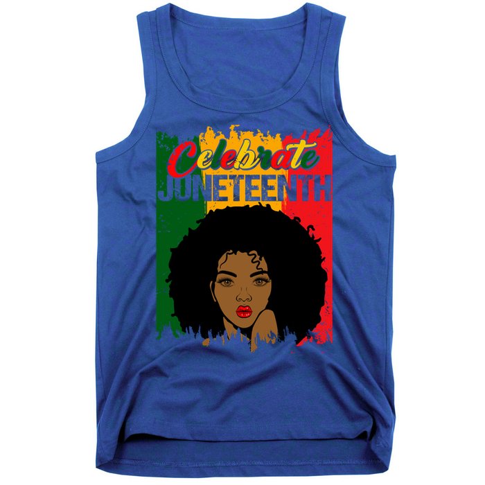 Juneteenth Freedom Celebrate Melanin African American Great Gift Tank Top