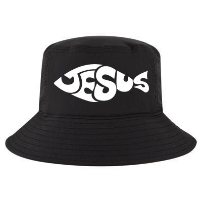 Jesus Fish Christian Cool Comfort Performance Bucket Hat