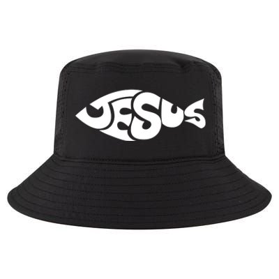 Jesus Fish Christian Cool Comfort Performance Bucket Hat