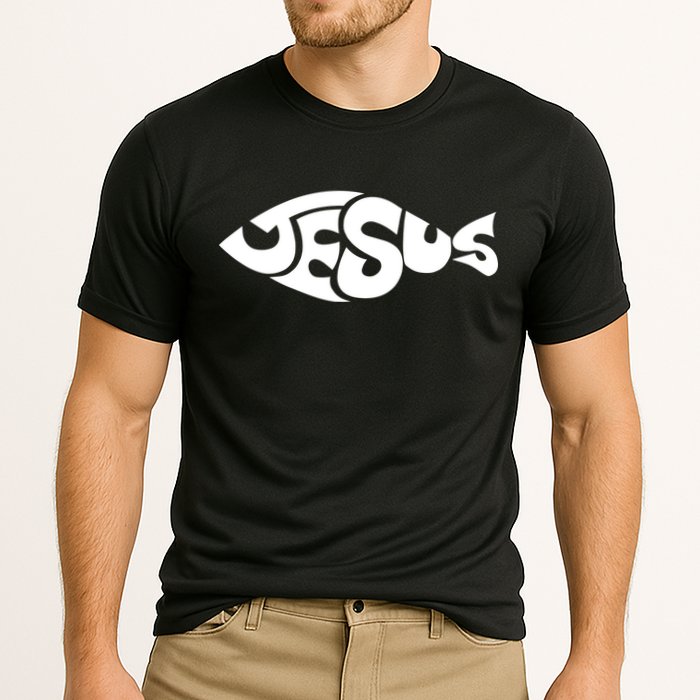 Jesus Fish Christian Performance Shirt