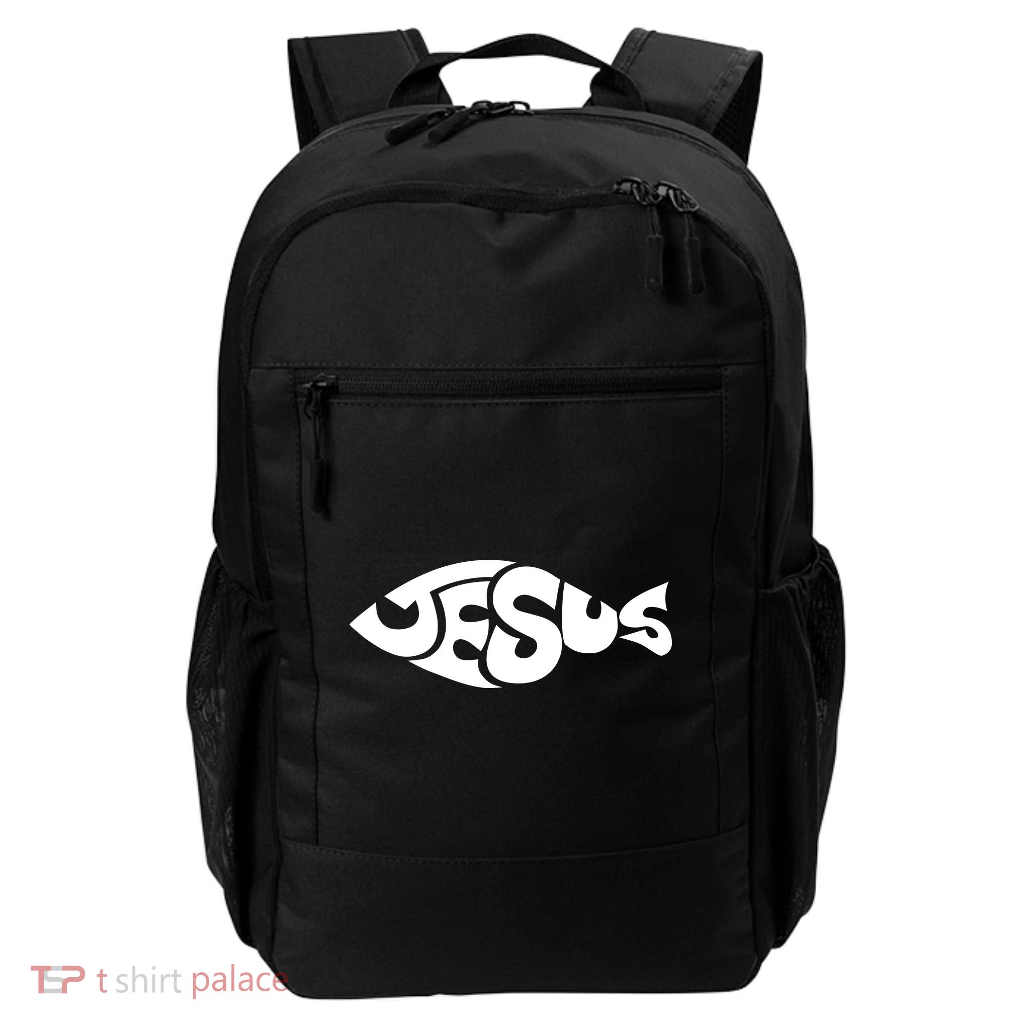 Jesus Fish Christian Backpack