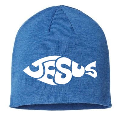 Jesus Fish Christian Sustainable Beanie