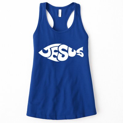 Jesus Fish Christian Womens Tank Top
