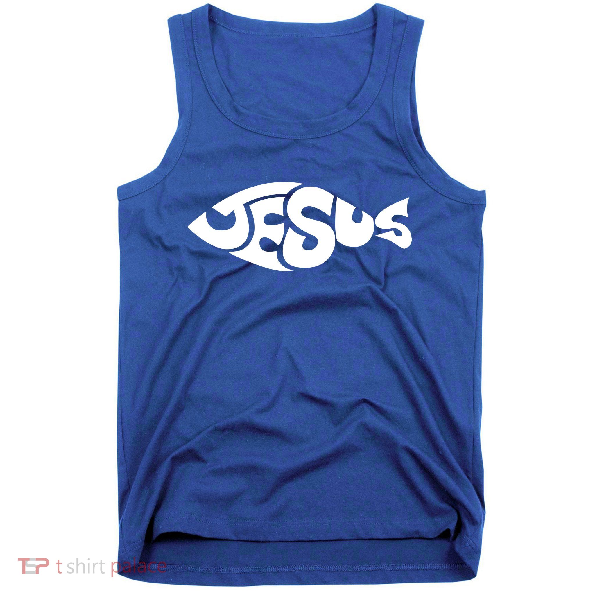 Jesus Fish Christian Tank Top