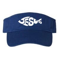 Jesus Fish Christian Valucap Bio-Washed Visor