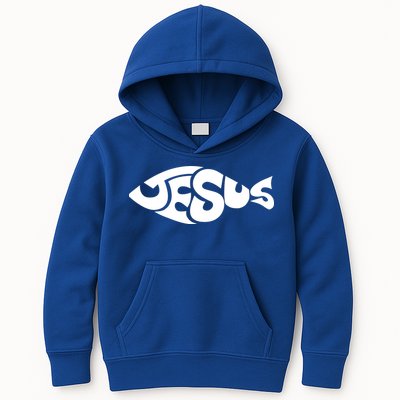 Jesus Fish Christian Kids Hoodie