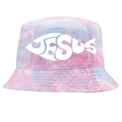 Jesus Fish Christian Tie-Dyed Bucket Hat