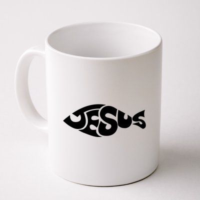 Jesus Fish Christian Coffee Mug