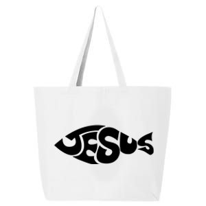 Jesus Fish Christian 25L Jumbo Tote