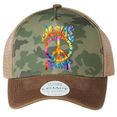 Jesus Freak Christian Retro Vintage Cool Legacy Tie Dye Trucker Hat