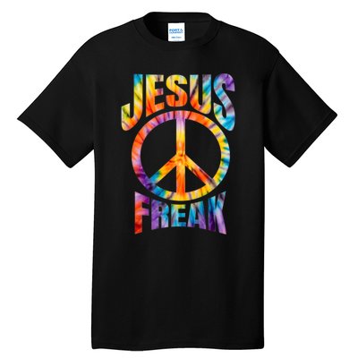 Jesus Freak Christian Retro Lettering Tall T-Shirt